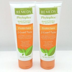 2 Medline Remedy Phytoplex Z-Guard Skin Protectant 4 oz. Tubes